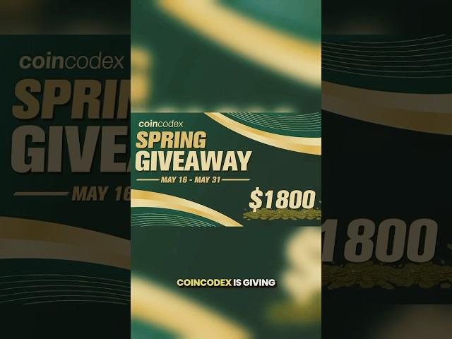 $1,800 Spring Giveaway – Win USDC and Top Crypto Gear with CoinCodex 
