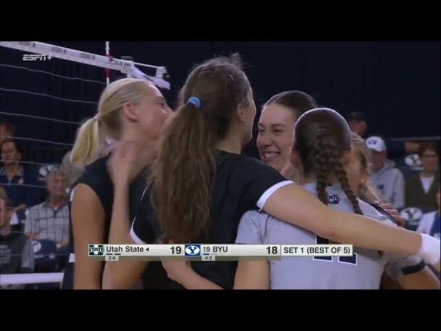 BYU vs Utah State | Women Volleyball Sep 18,2024