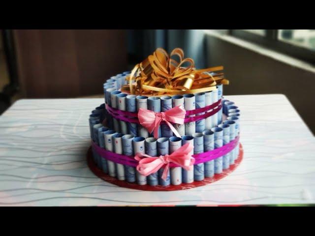 Money cake - DIY #diy #moneybouquet #bouquet