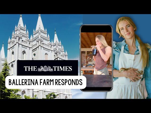 Ballerina Farm Responds to The Times Article