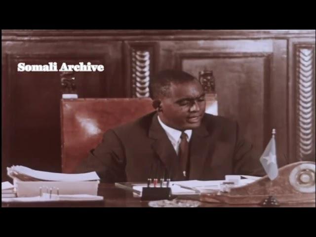 SOMALI PRIME MINISTER ABDISHARASHID ALI SHARMAKE 1963
