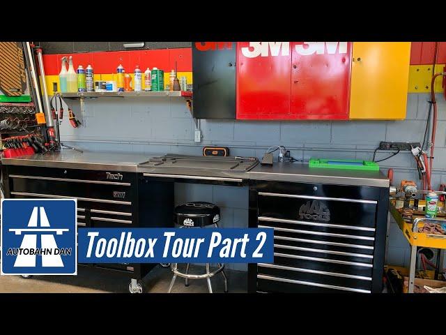 Toolbox Tour Part 2 Autobahn Dan Mac Tools Tech Box