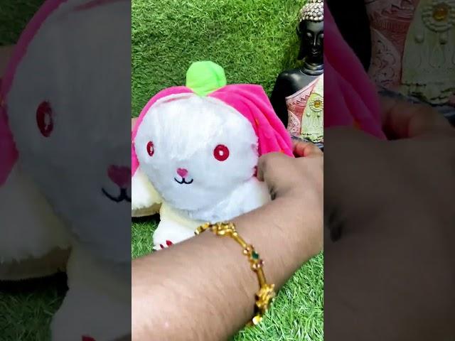 Unboxing the Cutest Strawberry Bunny Plush Toy from Meesho | Unique Finds