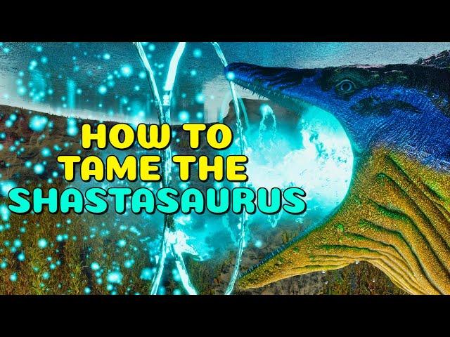 How to TAME the Shastasaurus | Ark Survival Ascended