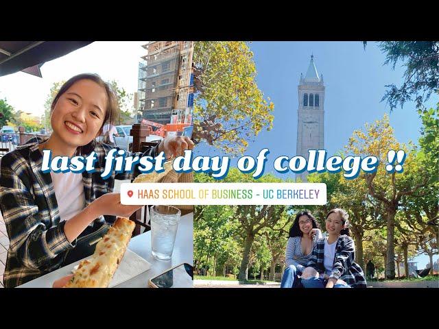 day in my life at uc berkeley haas | first day of college classes 