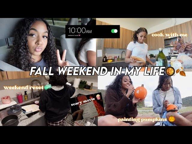 fall weekend in my life | weekend reset, cleaning my apartment + cook with me