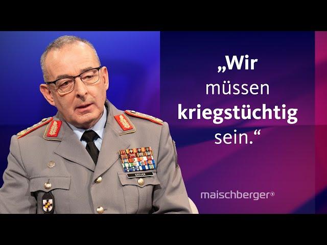 Claudia Major und Carsten Breuer über den Ukraine-Krieg und Verteidigungsfähigkeit | maischberger