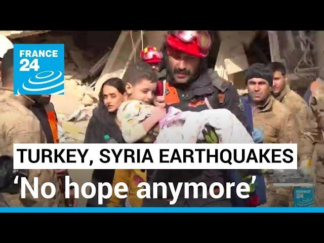 ‘No hope anymore’: Miracles and desperation in Turkey’s Antakya • FRANCE 24 English