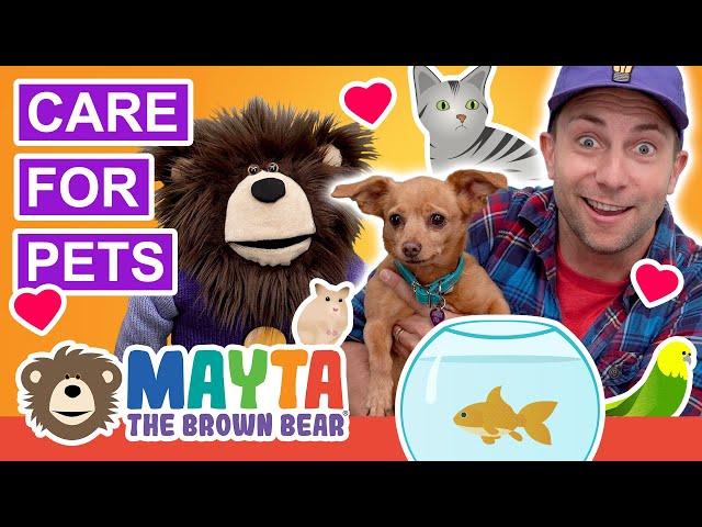 Teaching Kids to Care for Pets | Videos for Toddlers