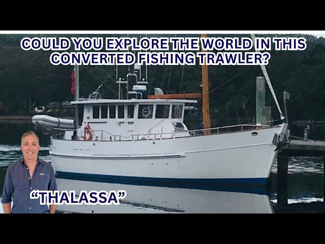 1982 Trawler Converted to Long Range Cruiser Boat Walkthrough