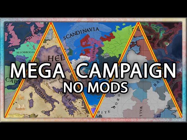 Paradox Mega Campaign across 5 Games using no Mods - 2,255 years of Alt-history