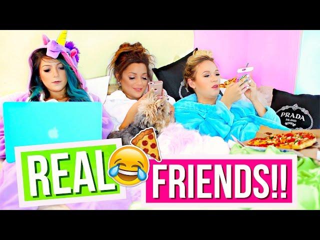 FAKE Friends vs REAL Friends!! Alisha Marie