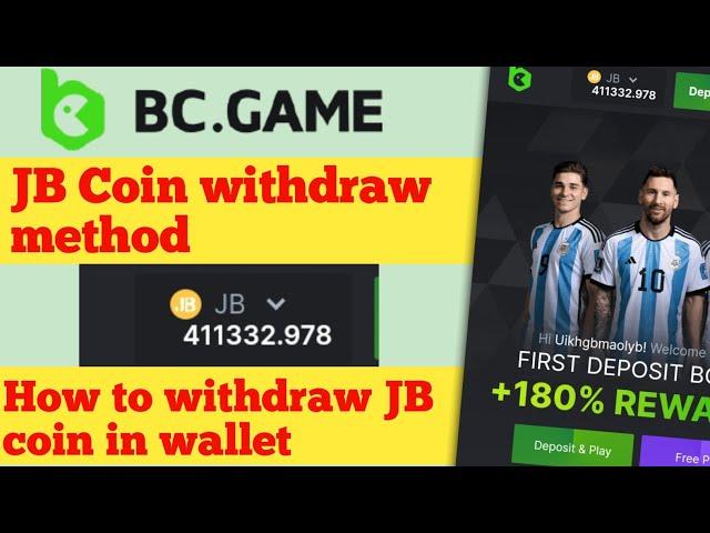 How to withdraw JB Coin in wallet||Bc game JB coin exchange||JB coin bc game.