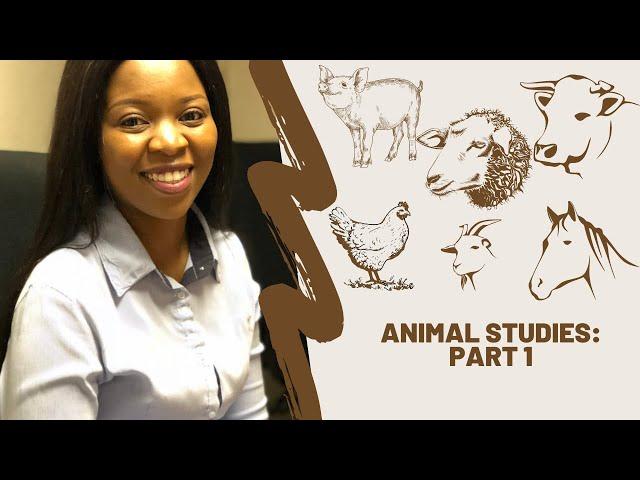 Grade 10 | Animal Studies Part 1 | Agricultural Sciences