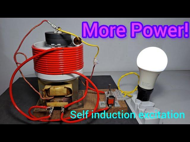 Free Energy! - Self Induction Excitation Generator - 230v/ 8.6Kw.