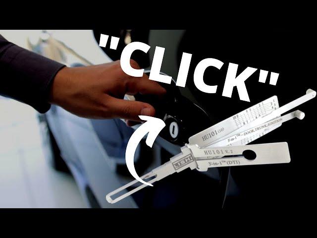 How To Pick & Decode Car Lock From Start To Finish | Lishi Pick & Decoder (Audi A4)