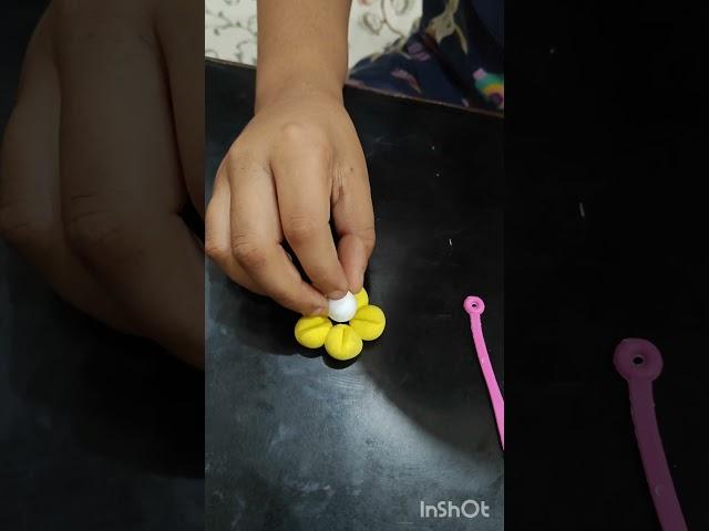 #airdryclay #flower #activity #yellowflower #madebyme