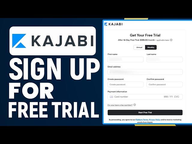 How To Sign Up For Kajabi Free Trial (Step-By-Step)