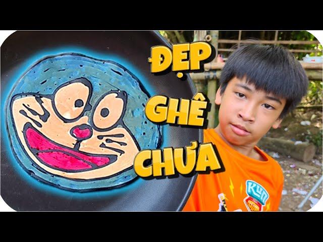 Tony | Cuộc Thi Làm Bánh Rán - Vẽ Bánh Trên Chảo