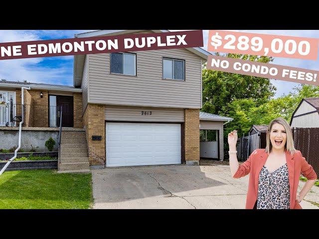 Northeast Edmonton Duplex for sale. A spacious home for sale in Edmonton Alberta under $300,000