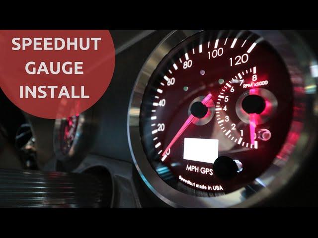 Installing A Custom Speedhut GPS Speedometer, Tach and Quad Gauge