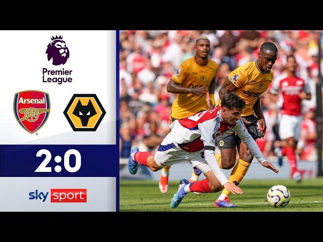 King Kai köpft Gunners zum Sieg! | Arsenal - Wolverhampton Wanderers | Highlights - Premier League