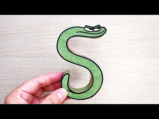 Cool Craft | Paper Alphabet Lore S