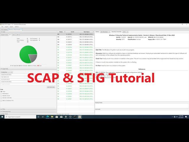 SCAP & STIG Tutorial