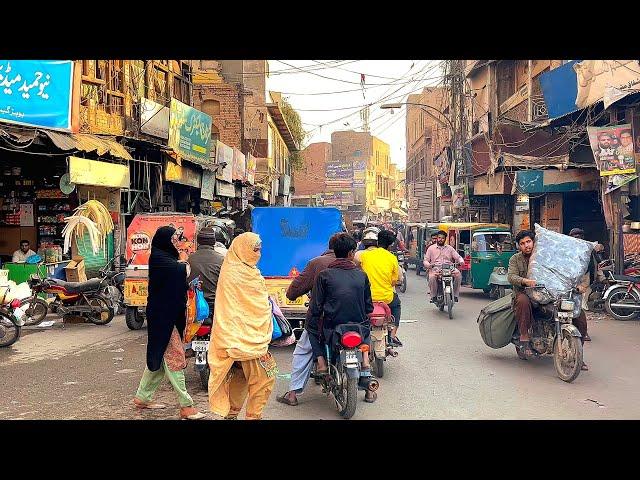 Multan  City  Streets  Walking  Tour ||  My  Best  City  Walk  Routine  in Pakistan‚ Multan  4K hd