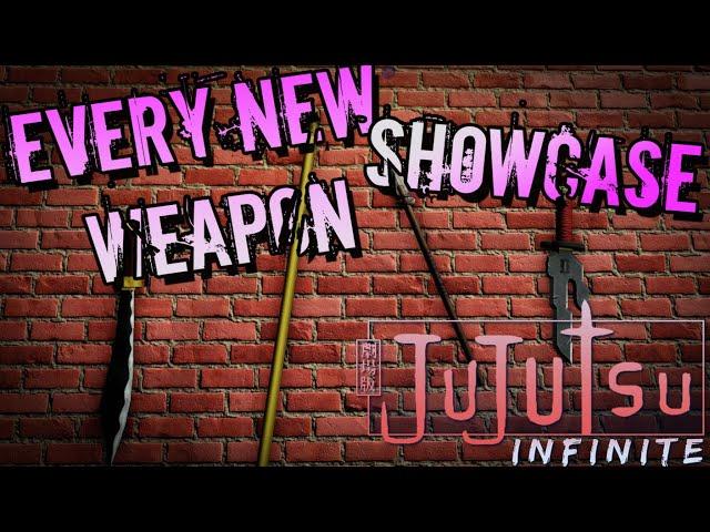 [Jujutsu Infinite] ALL NEW Weapons SHOWCASE