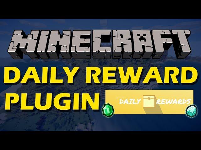 Reward your players for logging on in Minecraft with Daily Rewards Plugin