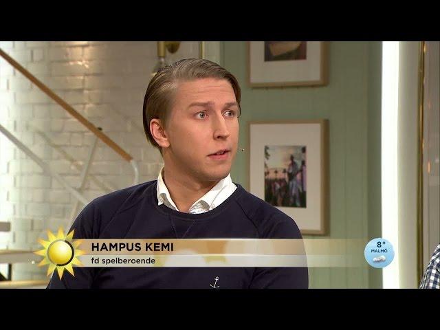 Hampus spelade bort lägenhet och flickvän - Nyhetsmorgon (TV4)