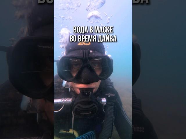 Прочистка маски во время погружения  Телега: @aksenovscubadiving #aksenovscubadiving #дайвинг