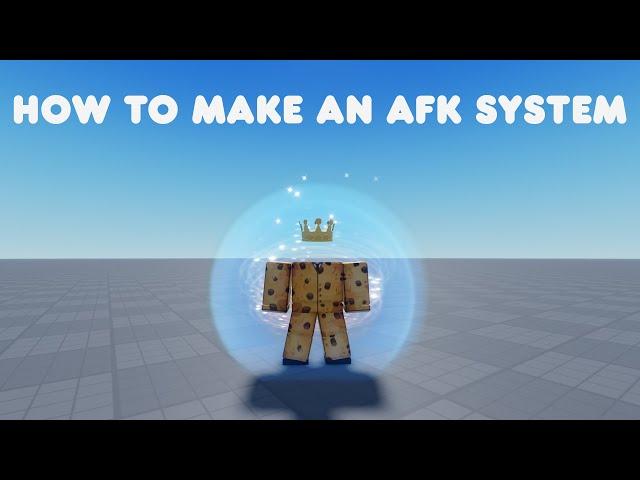 Roblox Tutorial - How to make an AFK system