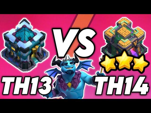 3 STAR TH14 As A Town Hall 13 | Top 3 Best Th13 vs Th14 3 Star Attack Strategy | Th13 vs Th14 Attack