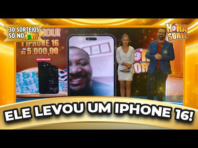 Hora Da Sorte  | iPhone 16 OU VALOR DE  R$ 5.000,00 AO VIVO - 11/12/24 