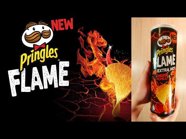 NEW PRINGLES FLAVOR: FLAME Extra Hot Cheese & Chilli Unboxing