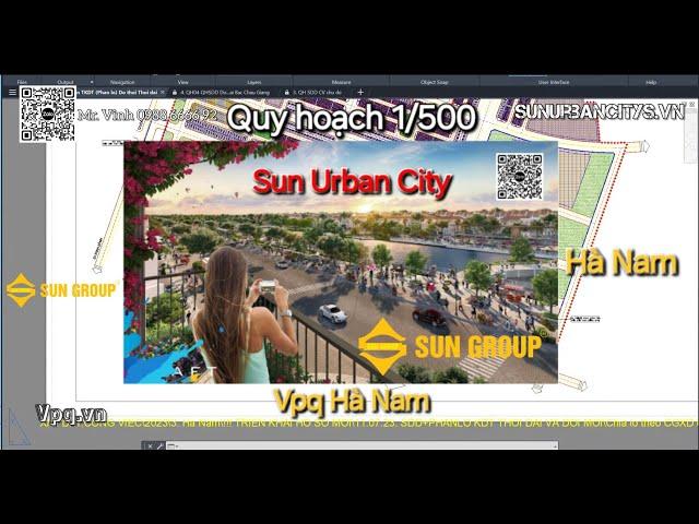 Quy hoạch 1/500 Sun Urban City - Sun Group Hà Nam