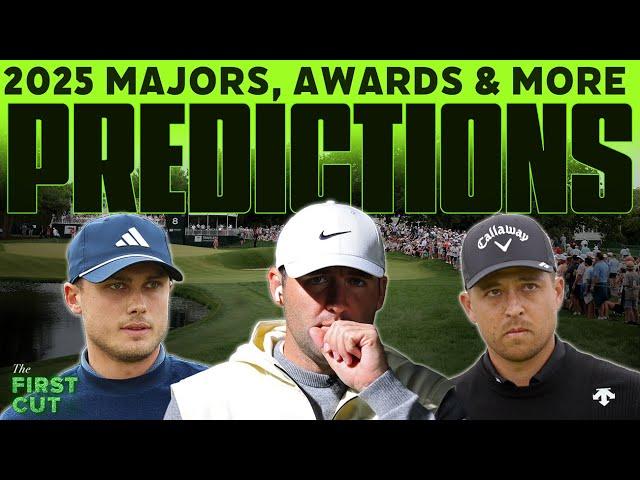 2025 Golf Predictions Show - Majors, Awards & More | The First Cut Podcast