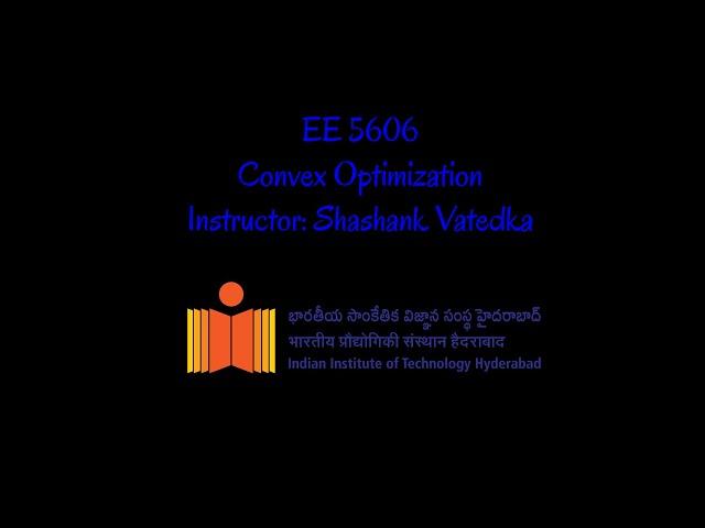 Convex Optimization 2023: Class 10