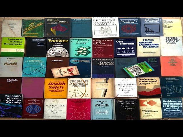 50 Mega Soviet Era Books. Mathematics, Physics, Chemistry, Medicine, Engineeri etc Mir Moscow Part 1