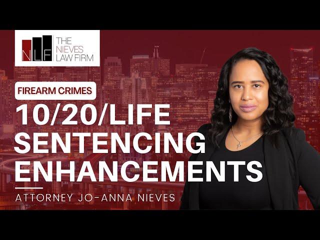 Firearm Crimes: 10/20/Life California Sentencing Enhancement | Oakland Firearm Attorneys