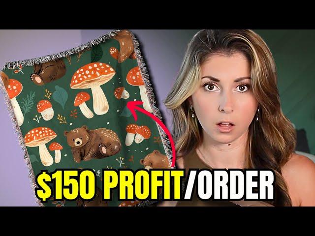 The trending POD Product that makes $150 profit per sale (Print on Demand tutorial)