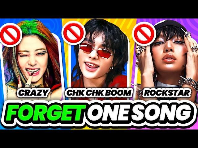 FORGET ONE SONG *FOREVER*  SAVE TWO, DROP ONE - KPOP GAME 2024