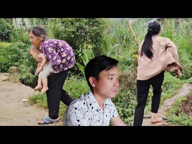 The mute mother was terrified when she returned home and could not find her child.