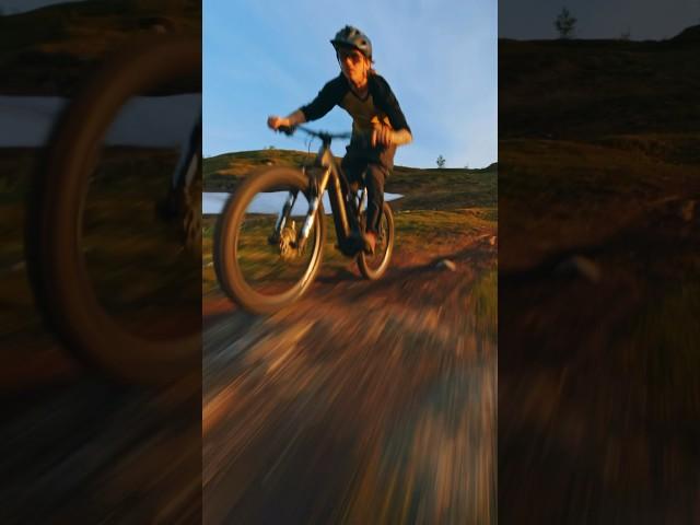 Midnight sun ripping! #mtb #downhill #drone #drone