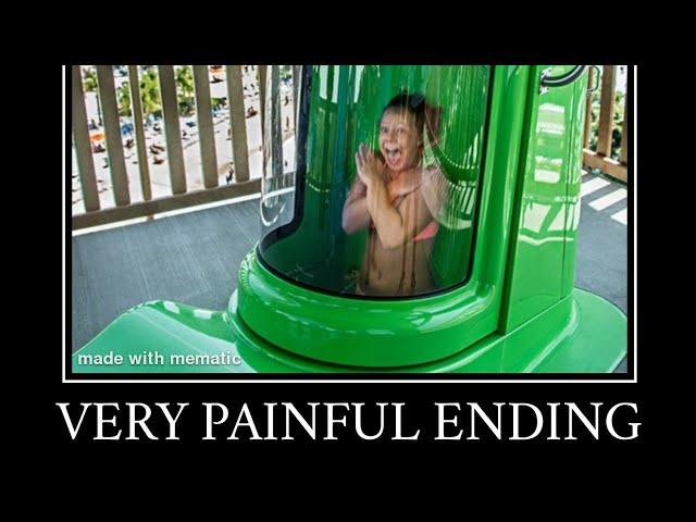 Waterpark all endings meme.