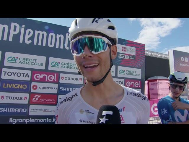 Filippo Baroncini - Interview at the start - Gran Piemonte 2024