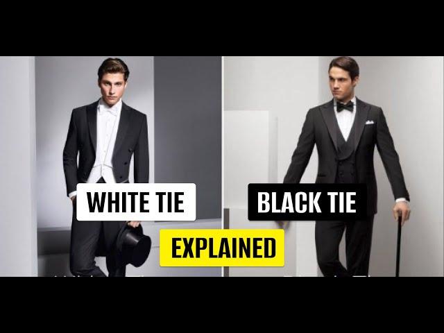 Black Tie vs. White Tie: A Gentleman's Guide to Formal Wear [2024]