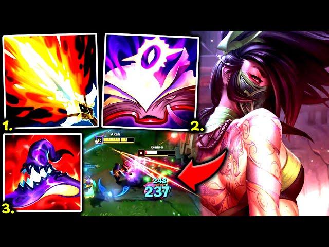 AKALI TOP 100% SLICES ALL S-TIER TOPLANERS TO PIECES! (STRONG) - S14 Akali TOP Gameplay Guide